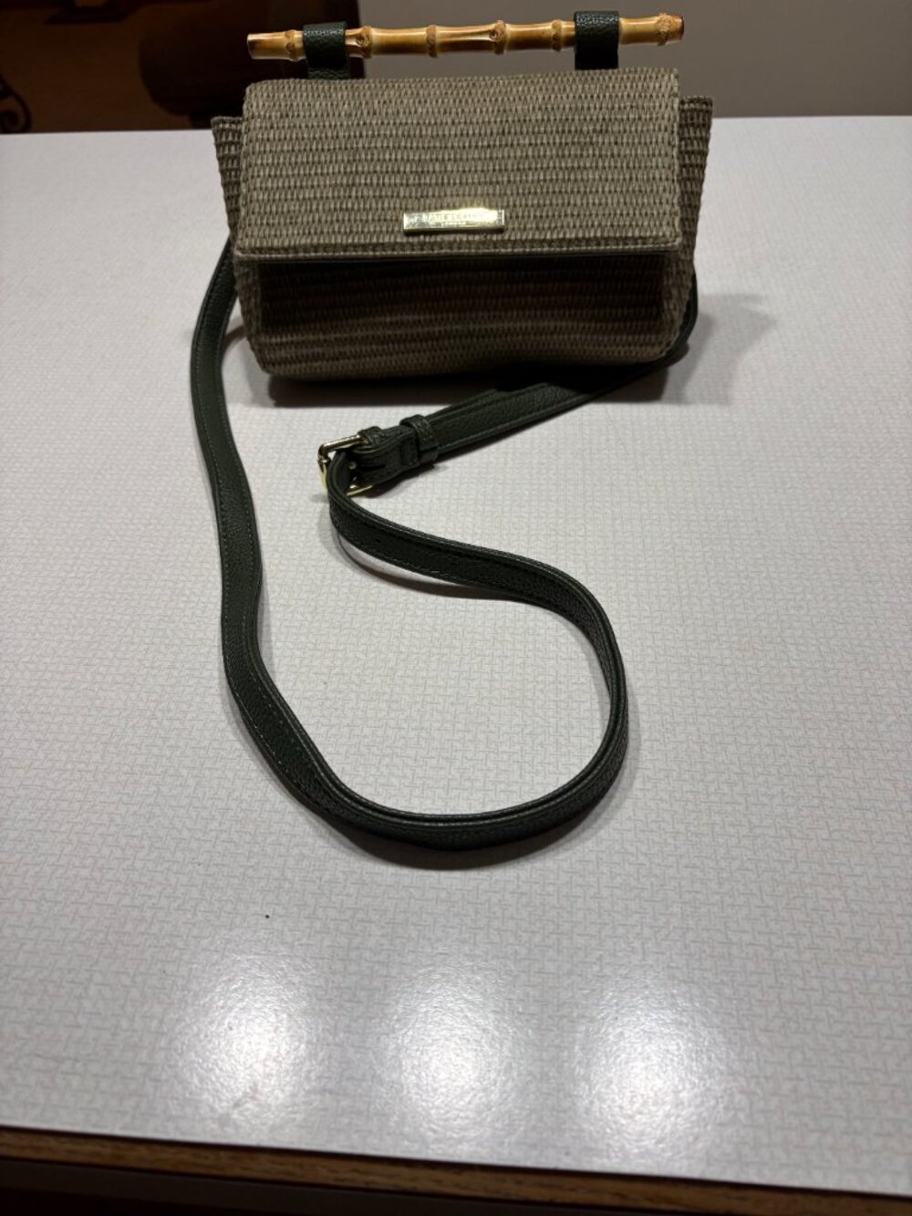 GUC Katie Loxton Small Brown/Green Satchel/Crossbody